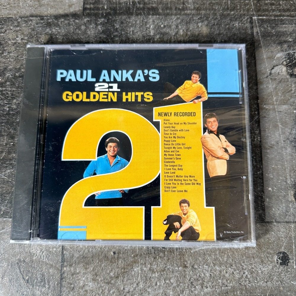 Paul Anka – 21 Golden Hits (US CD • Sealed Digiitally Remastered Reissue)
